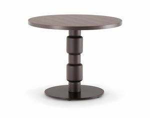 BERLINO TABLE 080 H54 T, Table d'appoint avec plateau rond