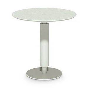 Kuki 3201, Table d'appoint avec plateau rond en gr�s c�rame