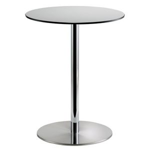 Voil round h75, Table de bar, plateau rond en HPL, disponibles en diffrentes tailles