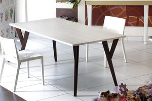 Fionda, Linear table en bois moderne, pour les cantines