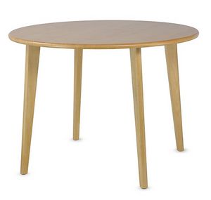 HIRO 1462, Table en bois avec plateau rond