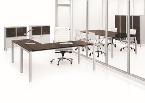 Fifty 50, Ensemble de tables modulaires pour les bureaux, style moderne