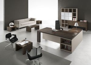Titano comp.1, Les tables de bureau dans un style moderne, bois de diffrentes finitions