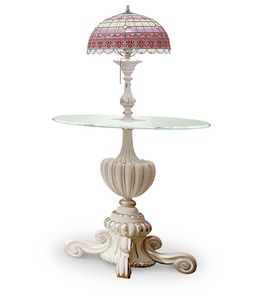4614/TL, Lampe ronde avec lampe style Tiffany