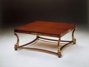 Art. 223/Q Nettuno, Table basse classique en bois, pour la réception