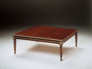 Art. 261/Q, Petite table classique en bois sculpté, pour le salon
