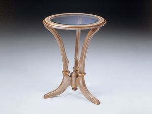 Art. 269/WB, Lampe de table, dans un style classique, avec plateau en verre