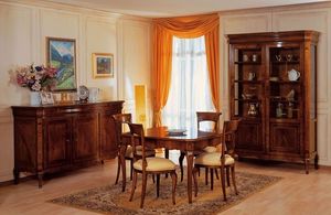 Art. 903 table '800 Francese, Tables classiques en bois travaill�, avec des extensions
