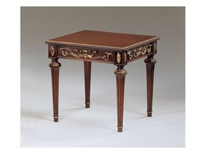 Art. 911 Dec�, Petites tables classiques en bois sculpt�, pour la salle de luxe