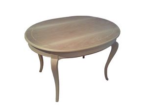 Fielding, Table  manger antique, ovale, jambes cippendal