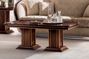 Modigliani table basse rectangulaire, Table basse classique de salon