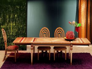 TA29 Piccolo grande table, Table avec les extensions, salon, pour Htel de luxe