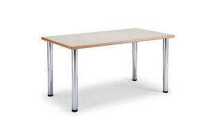 Arno 3 1623, Table avec pieds en acier et le dessus en stratifi