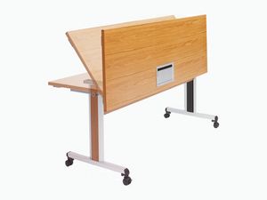 Configure-8 Flip Top, Table pliante sur roues pour les salles de conférence