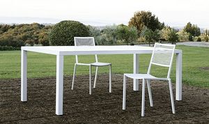 Easy 1716/22/30/147/207  Table, Table rectangulaire en aluminium, en diffrentes tailles
