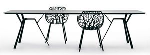 Radice Quadra 9030 Table, Table en aluminium, base avec 6 jambes, pour l'extrieur