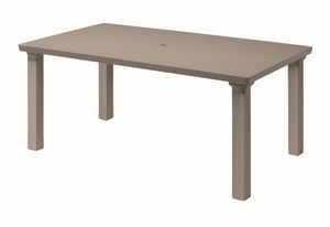 Triplo, Table rectangulaire extrieure, extensible