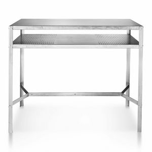Hope Plus/A, Table en acier inspire d'un style industriel et moderne