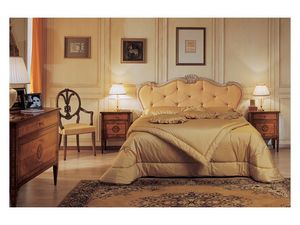 Art. 910 bedside table '700 Italiano Maggiolini, Tables de style classique de chevet, avec des incrustations, pour Hôtels