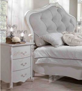 Incanto Art. 566, Table de chevet en bois laqu�e, style classique