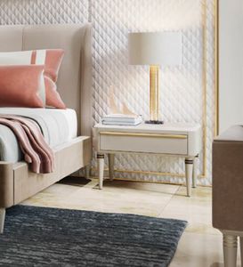 Roma Art. R 223, Table de chevet raffin�e en bois laqu�