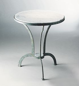 ARCHI GF4013TA-RO, Table d'extrieur en acier avec plateau en marbre