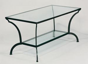 ARCHI GF4013TA, Table d'extrieur, en acier et verre
