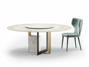 Moore, Table avec plateau en marbre