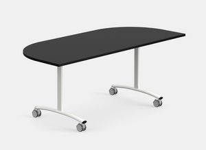 Archimede VL, Table sur roulettes avec plateau rabattable pratique et de haute qualit�