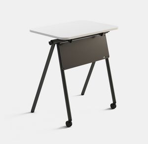 Ryo, Table avec plateau rabattable pour �coles, biblioth�ques et salles de r�union
