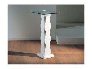 Matisse, Table avec pilier en pierre et verre