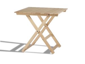 Anni 60, Tables pliantes en bois, pour intrieur et extrieur