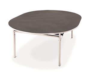 Slimlite BSLDD, Table empilable, aluminium, lger, pour une externe
