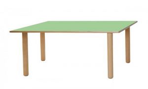 IT_R, Table en bois rectangulaire, pour les jardins d'enfants