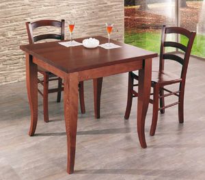 Cral, Table en bois pour restaurant