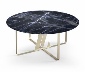 Centauro table, Table avec �tage rond dans la gr�s, �galement pour l'ext�rieur