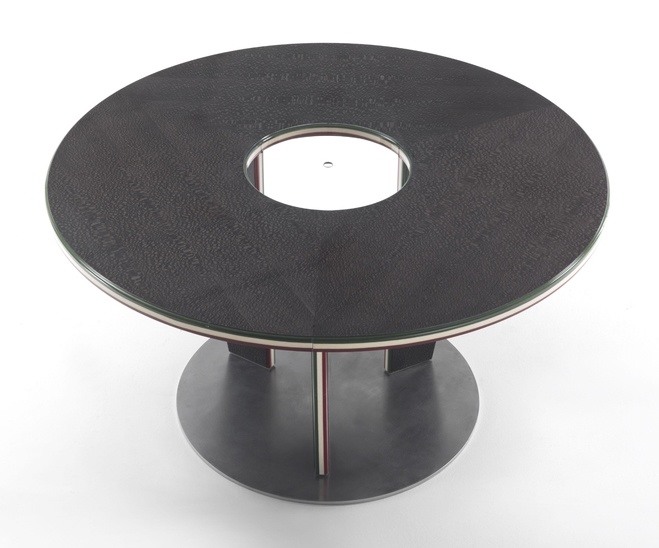 Table ronde dans un style moderne, en stratifié | IDFdesign