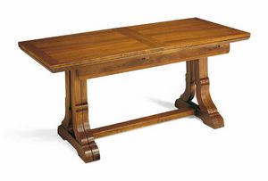 Art. 49, Table  rallonge en bois de style traditionnel