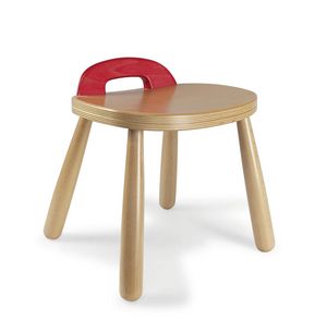 SPIDER, Tabouret bas en bois