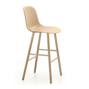 Mni Wood ST-4WL, Tabouret en bois, h75