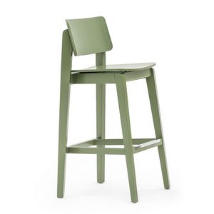 Offset 02881, Tabouret de bar en bois massif, dans un style moderne