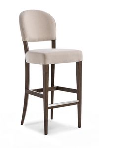 Squero SG, Tabouret rembourr� avec structure en bois