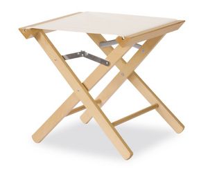 Tabouret P, Tabouret bas, en bois durable, polyvalent