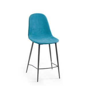 Dafne SG, Tabouret en mtal avec coque rembourre