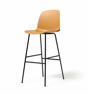 Kire stool, Tabouret en mtal et polypropylne