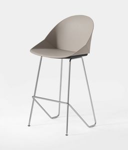 Kross Stool, Tabouret moderne et polyvalent, avec base en mtal