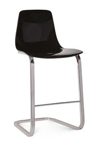 Steven PL, Tabouret moderne en mtal et plastique