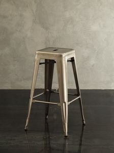 Art. 590 Route 66 tabouret de bar, Tabouret en mtal, en style vintage