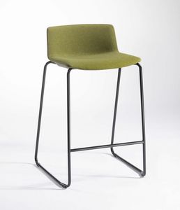 Jubel Stool BST, Tabouret en mtal avec dossier bas