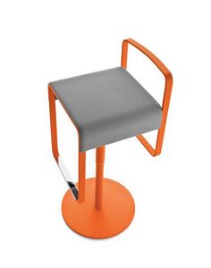 Kyro, Tabouret en mtal avec assise rembourre pour bars et cuisines